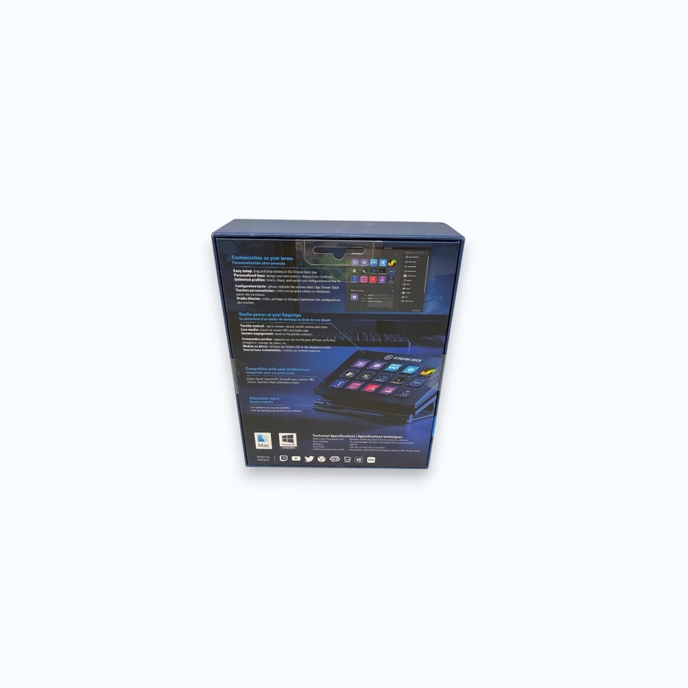 Elgato Stream Deck Programmable Studio Controller Custom LCD 15 Keys -New in Box