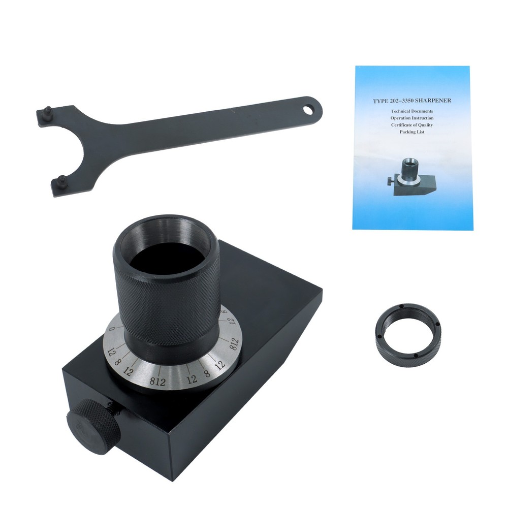 Heavy Duty 5C Angle End Mill Grinding Fixture | Collet Sharpener System