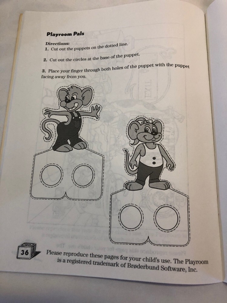 1994 The Playroom ~ MPC Version **Program Guide Only** R1