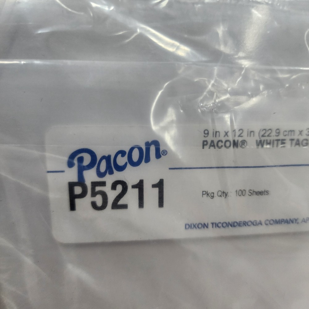 Pacon Heavyweight Tagboard, White, 9in x 12in