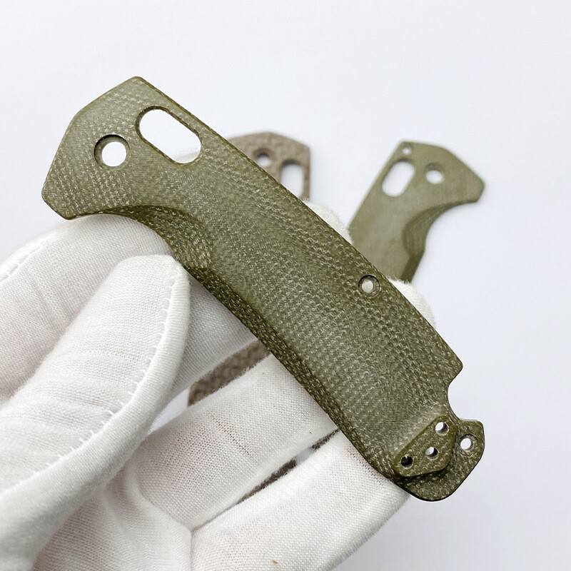 1Pairs Handle Patch Custom Micarta Blade Scales for Benchmade North Fork Knife