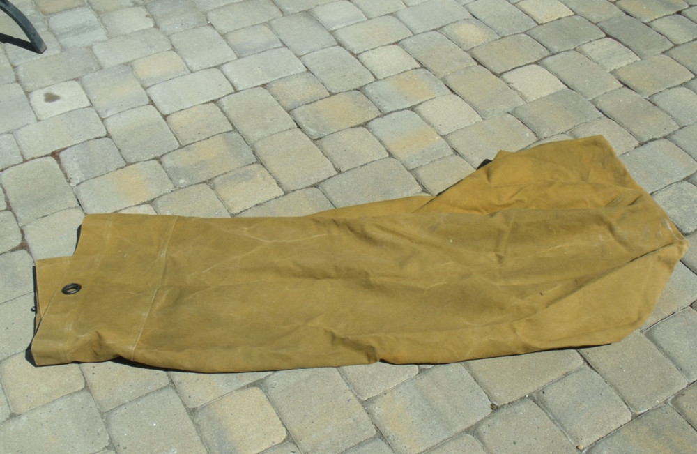 Oversized Duffle Bag Canvas Top Load Vintage Military Single Strap
