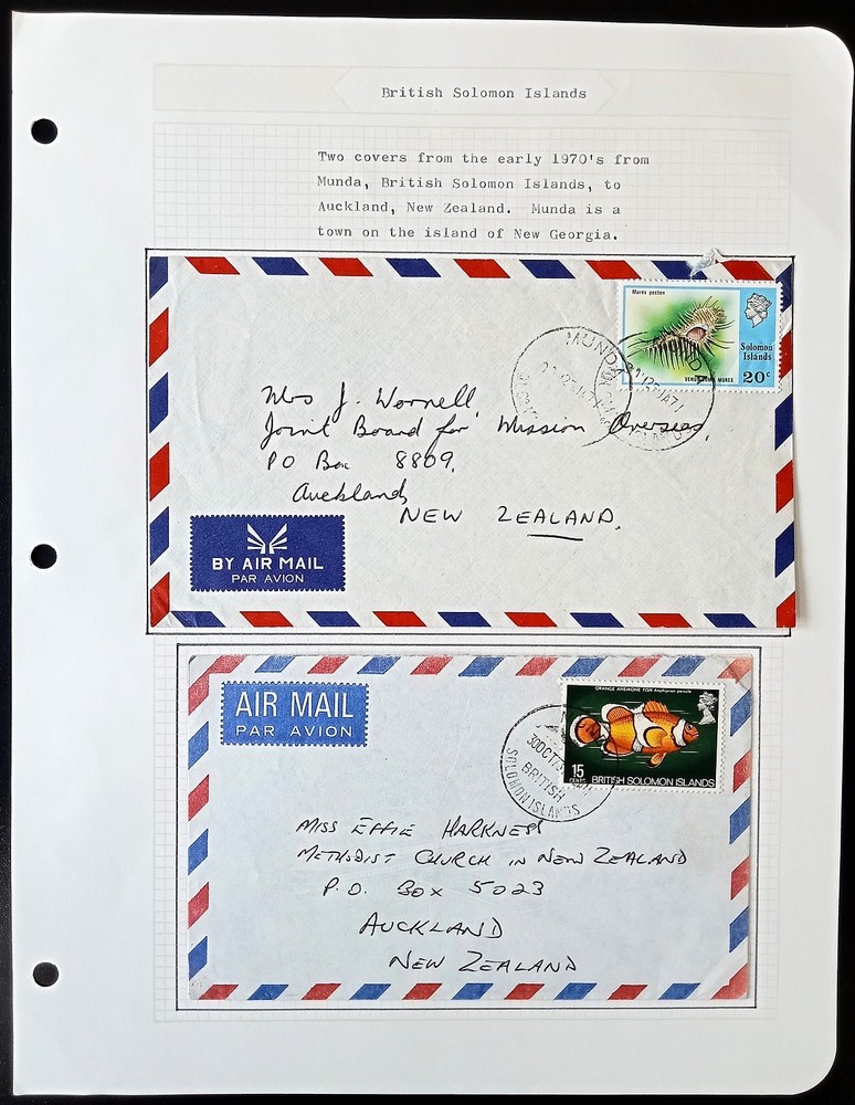 British Solomon Islands 1950s-70s covers (7)