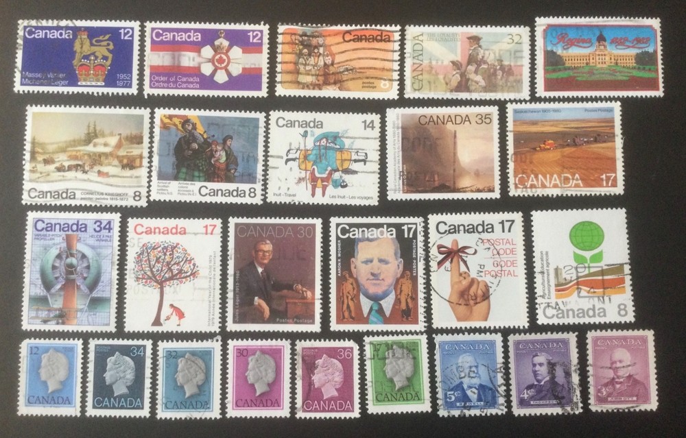 Canada used Stamp Lot #8