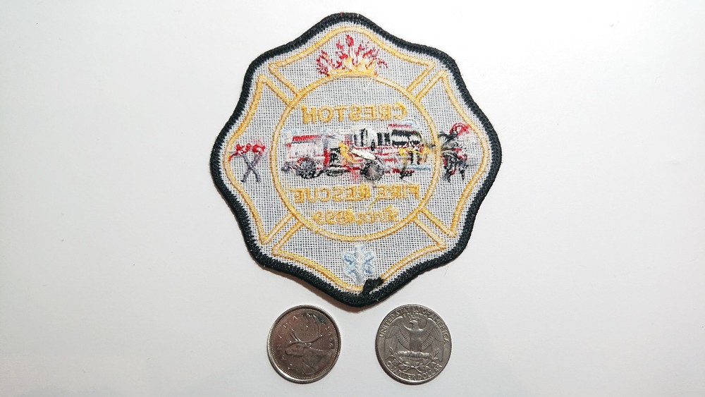 Creston Fire Rescue British Columbia Patch Badge Crest