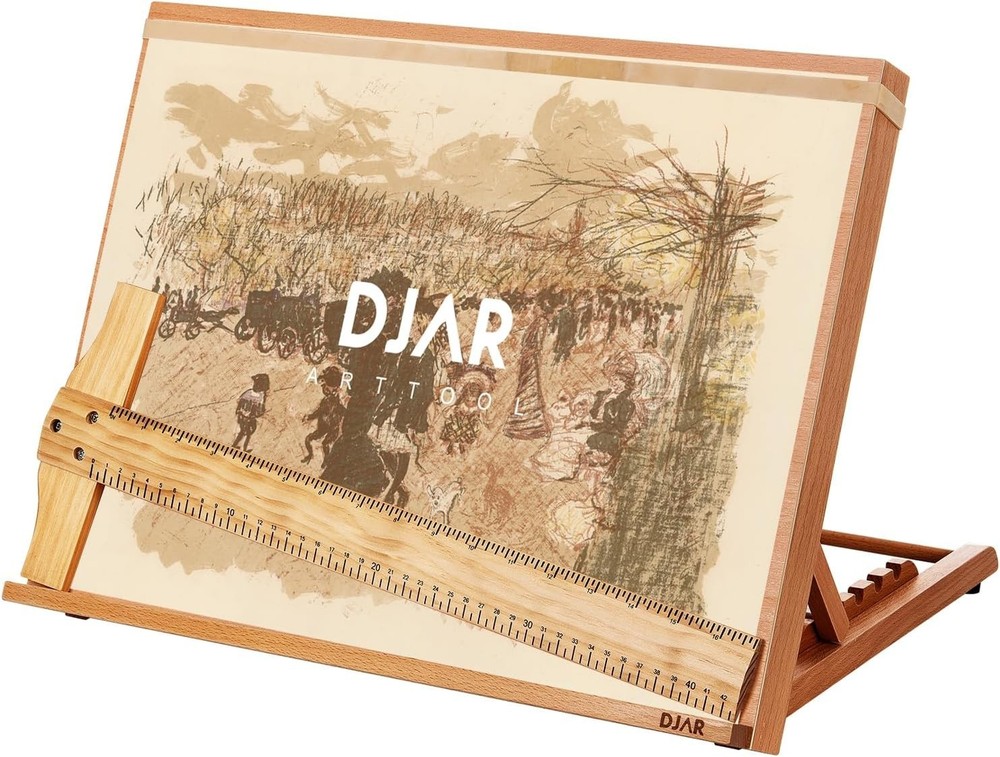 A3 Drafting Table Easel Adjustable Portable Wood Drawing Sketch Board