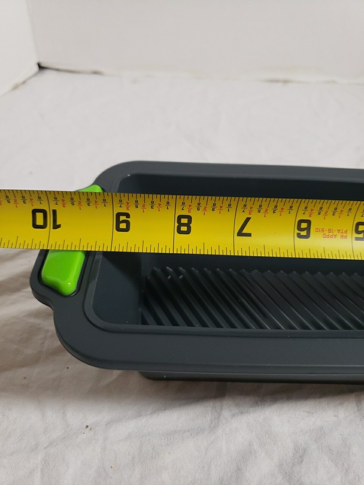 Silicone Bakeware Bread Mold Pan Non-Stick 9"x4" Rectangular Loaf Baking BLK_BV