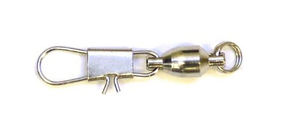 Eagle Claw Ball Bearing Swivel with Interlock Snap, Size 0