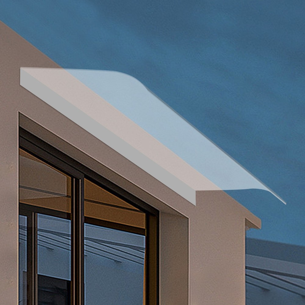 Front Door Window Awning Patio Canopy Rain Cover UV Protected Eaves