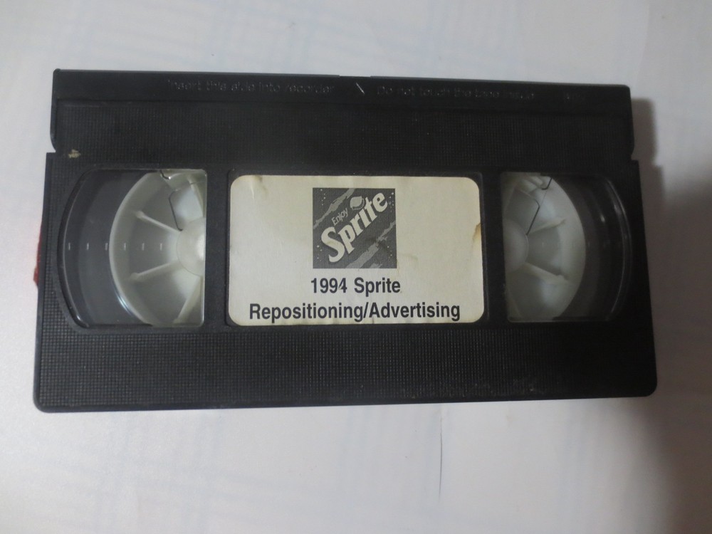 1994 SPRITE REPOSITIONING ADVERTISING VHS
