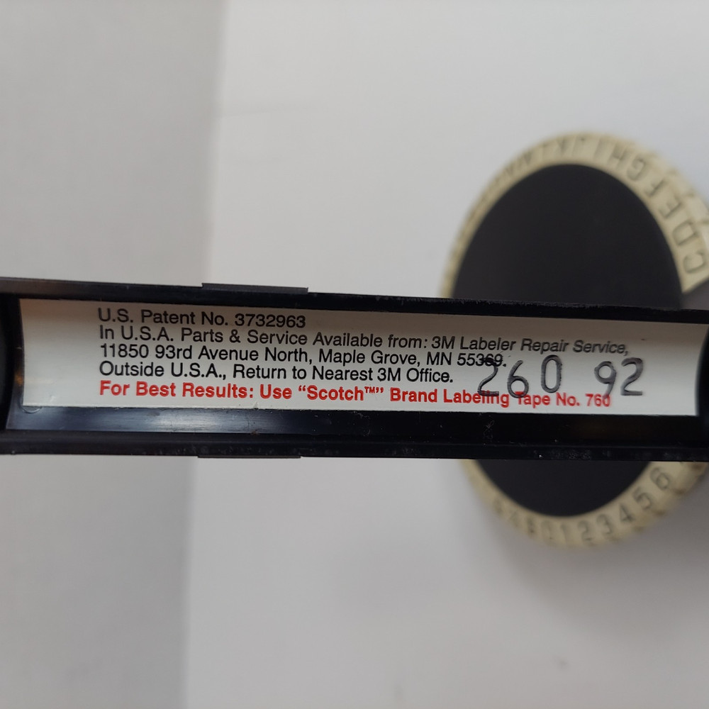 Scotch EA-450 Vintage Label Maker Writer Embosser Tested Working