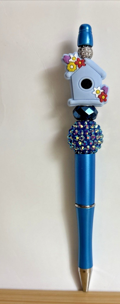 6 Handcrafted FANCY Beaded Pens