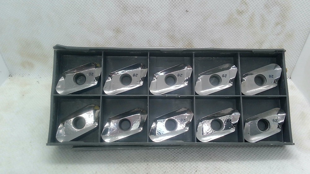 (10 Inserts) Iscar Milling Insert: APCR 220650-HM IC28, IC28, Solid Carbide, Bri