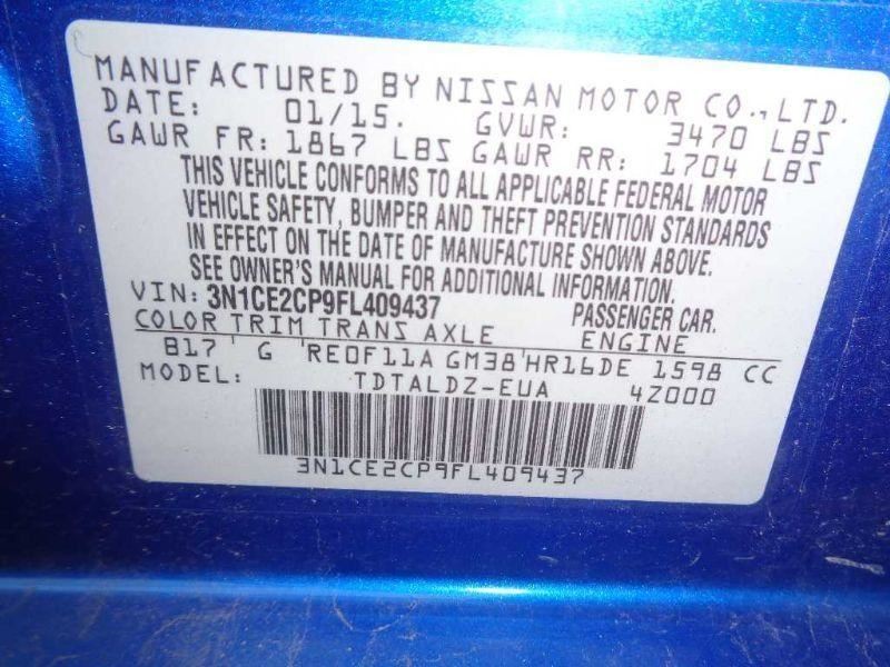 Driver Sun Visor With Bluetooth Phone System Fits 14-15 VERSA 54933