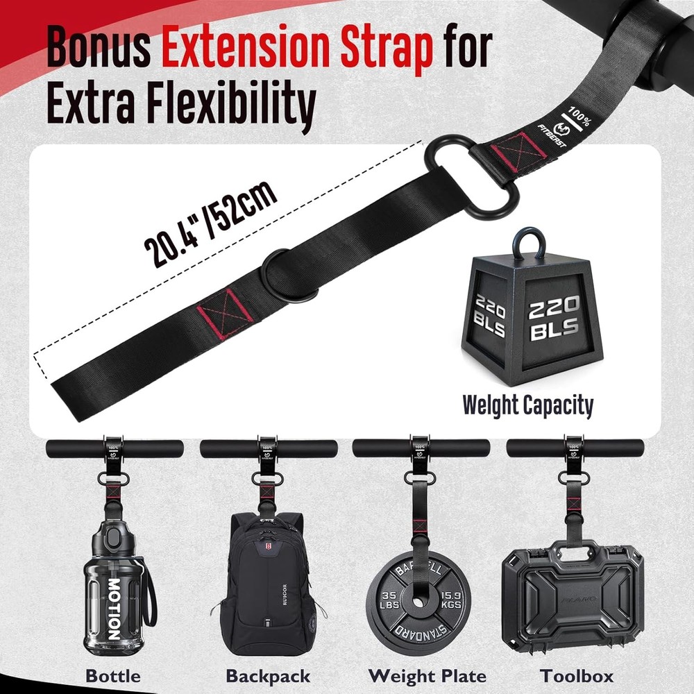 Forearm Strengthener Exerciser Wrist Roller Thick Handle Grip Strength Trainer