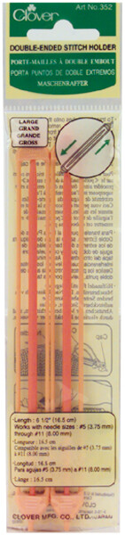Double-Ended Stitch Holders 6.5" Sizes 5 To 11 2/Pkg