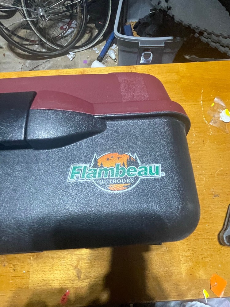 Flambeau Tackle Box 3 Tray Green & Black