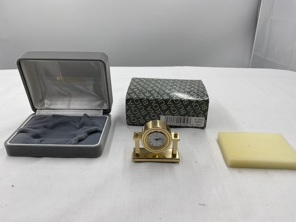 Bulova Miniature Collection - B0505 "Nanette" Platform Clock