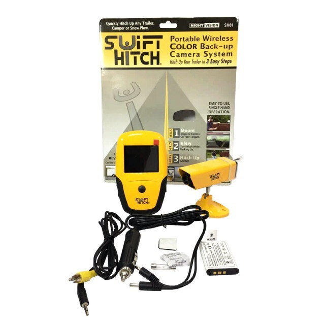 NEW Swift Hitch SH01 Portable Wireless Back-up Camera System with Night Vision