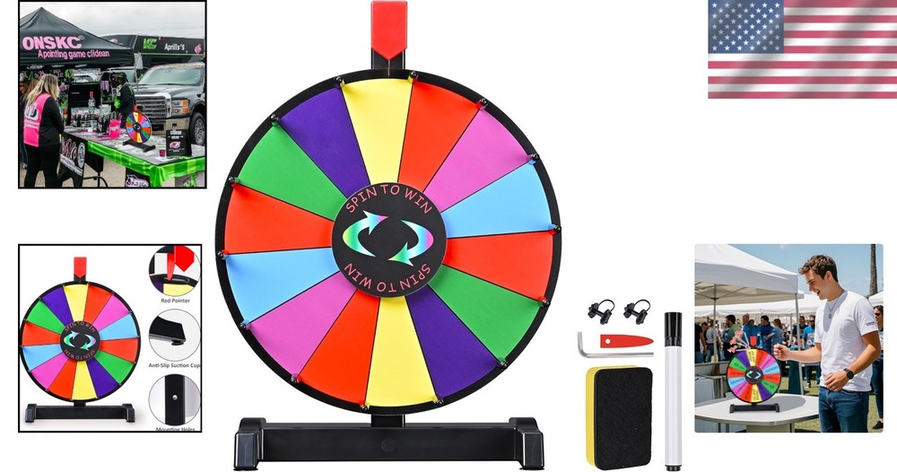 12" Prize Wheel Tabletop Spinner Game