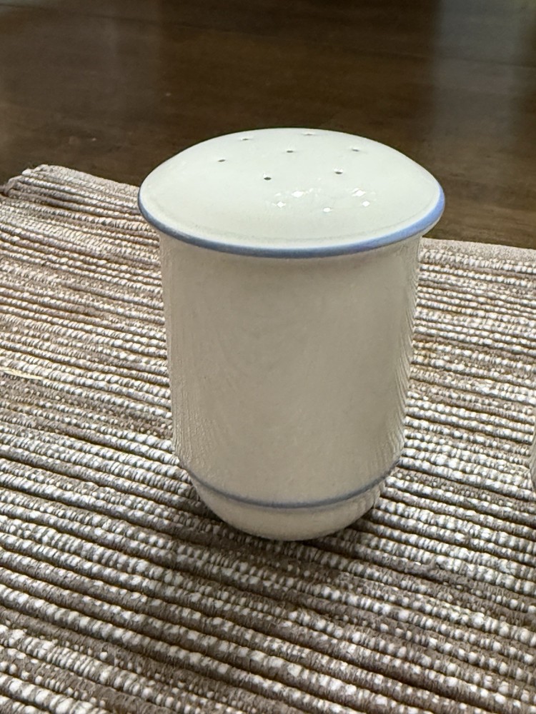 Lenox Chinastone For The Sky Blue Patterns Salt and Pepper Shaker Set