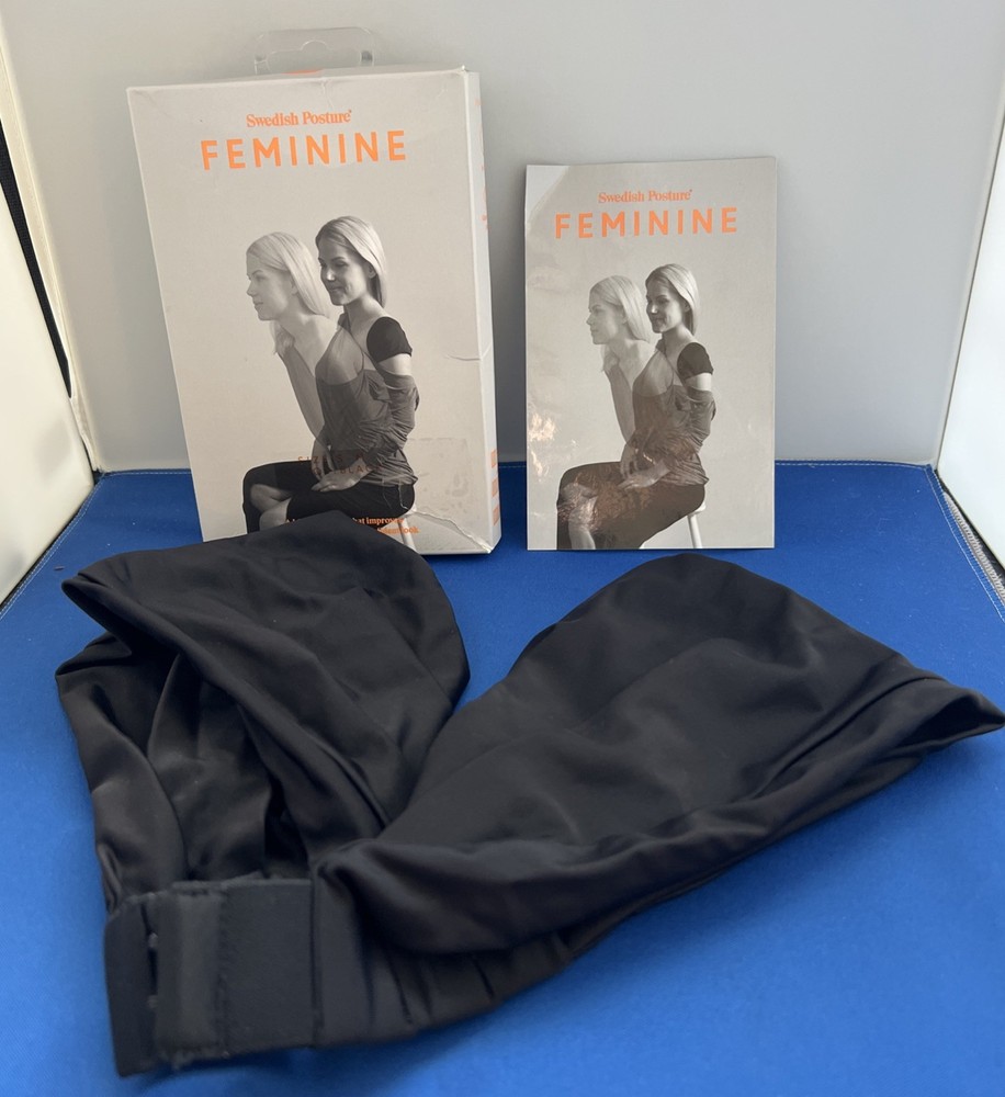Swedish Posture Feminine Support Size Small 36-38 Black