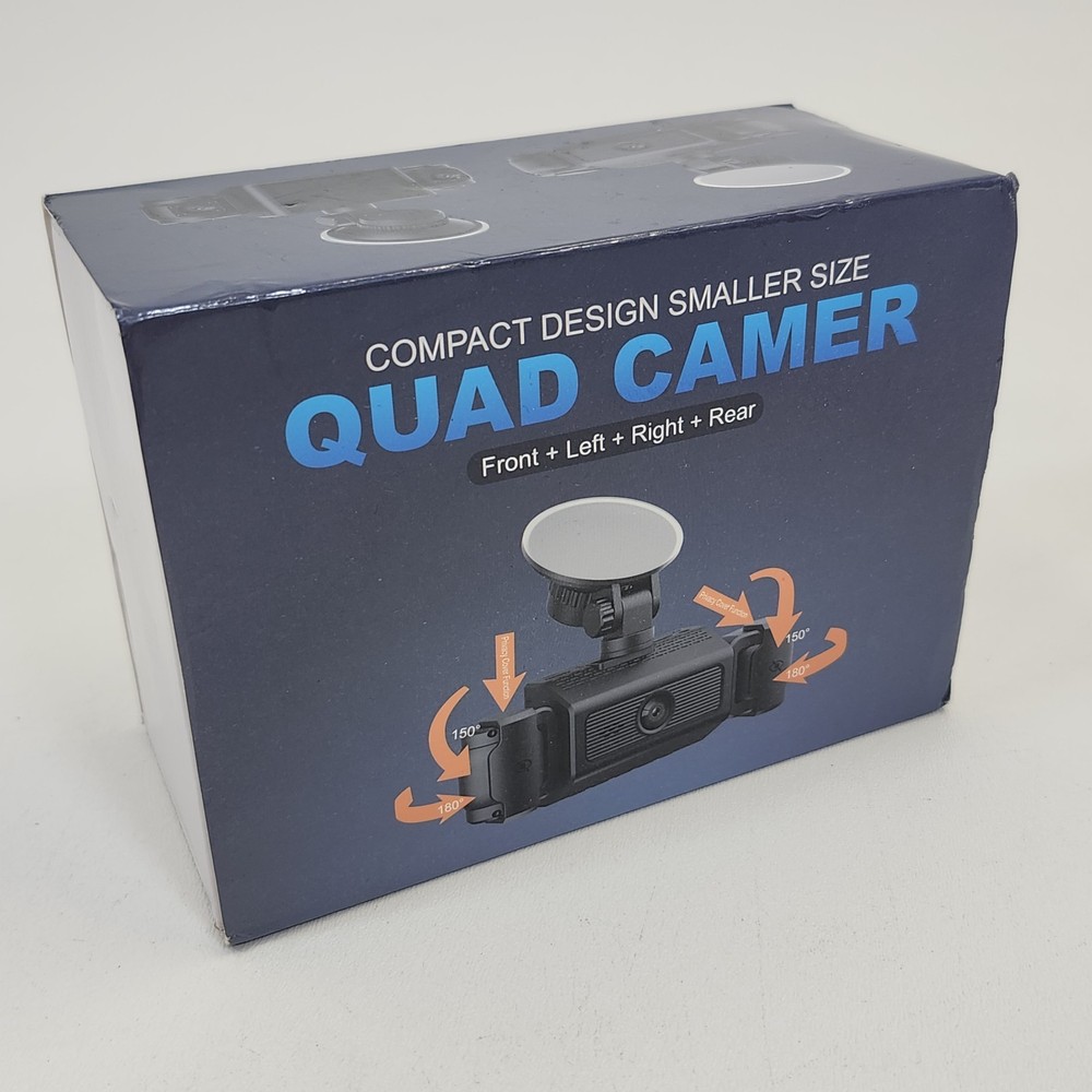 Quad Camera Dash Cam Kit 4-Channel Car
