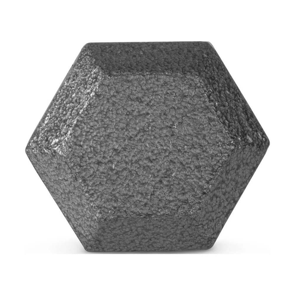 CAP Barbell 40 lb Cast Iron Hex Dumbbell Single Solid Metal Weight Training Gym