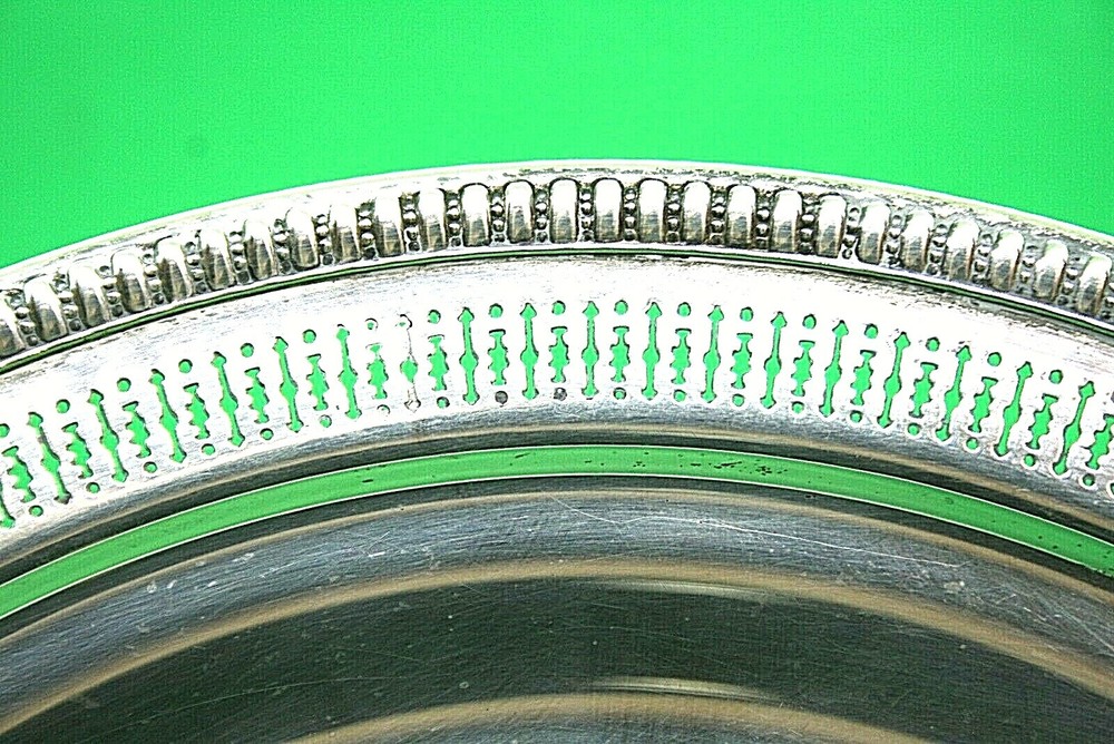 Antique Wallace Sterling Silver #261 10" Cookie Dish 228.4Gr