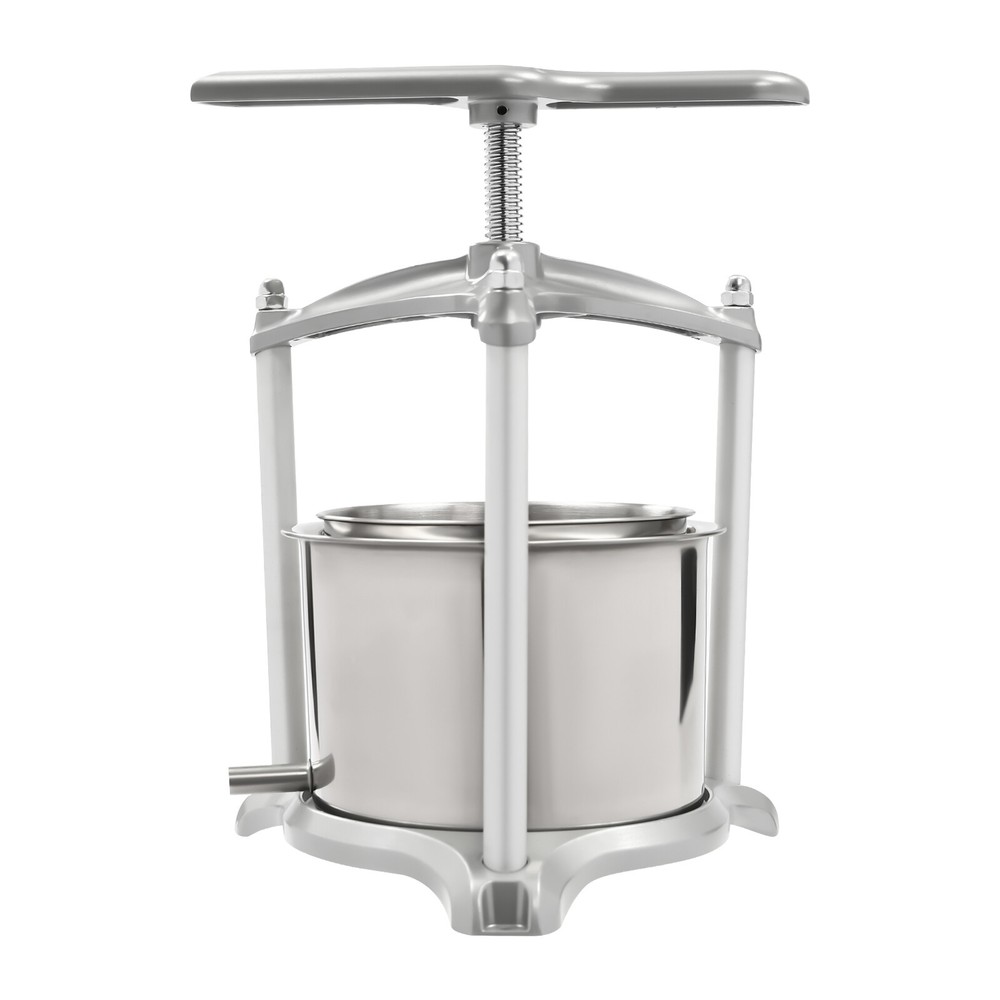 Fruit Wine Press Manual Press Machine for Wine Making 6L Stainless Steel