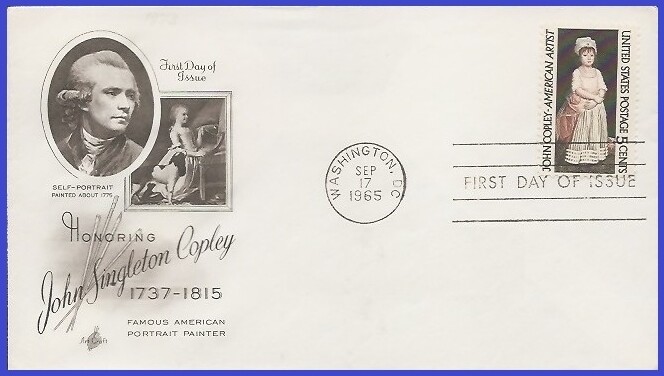 USA3 #1273 U/A ARTCRAFT FDC   John Singleton Copley