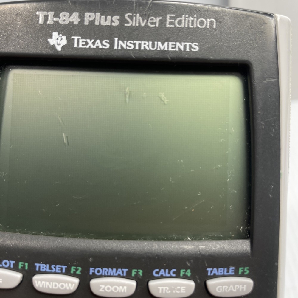 Texas Instruments TI-84 Plus Silver Edition Graphing Calculator Tested Working