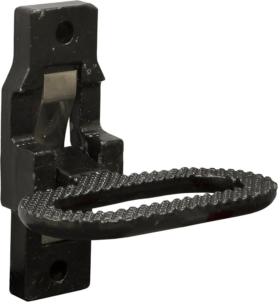 Folding Safety Step & Handle for Trucks RVs with Black E-Coat, 90° Open