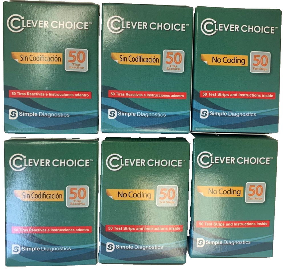 Clever Choice Auto-Code Blood Glucose 200 Test Strips