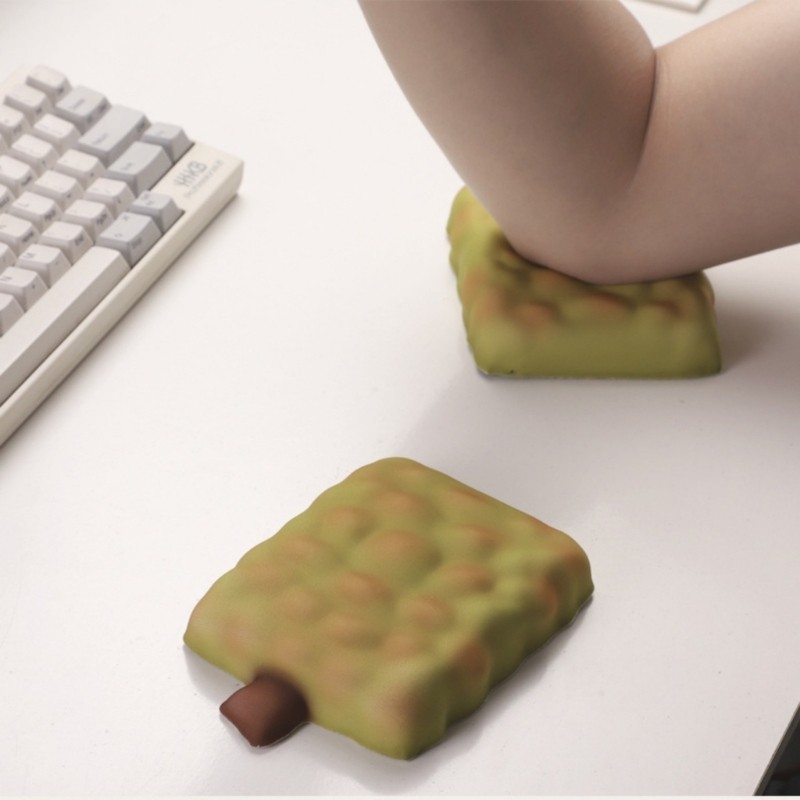 Ergonomic Durian Shape Silicone Wrist Rest Pad Mouse Office Comfortable Base
