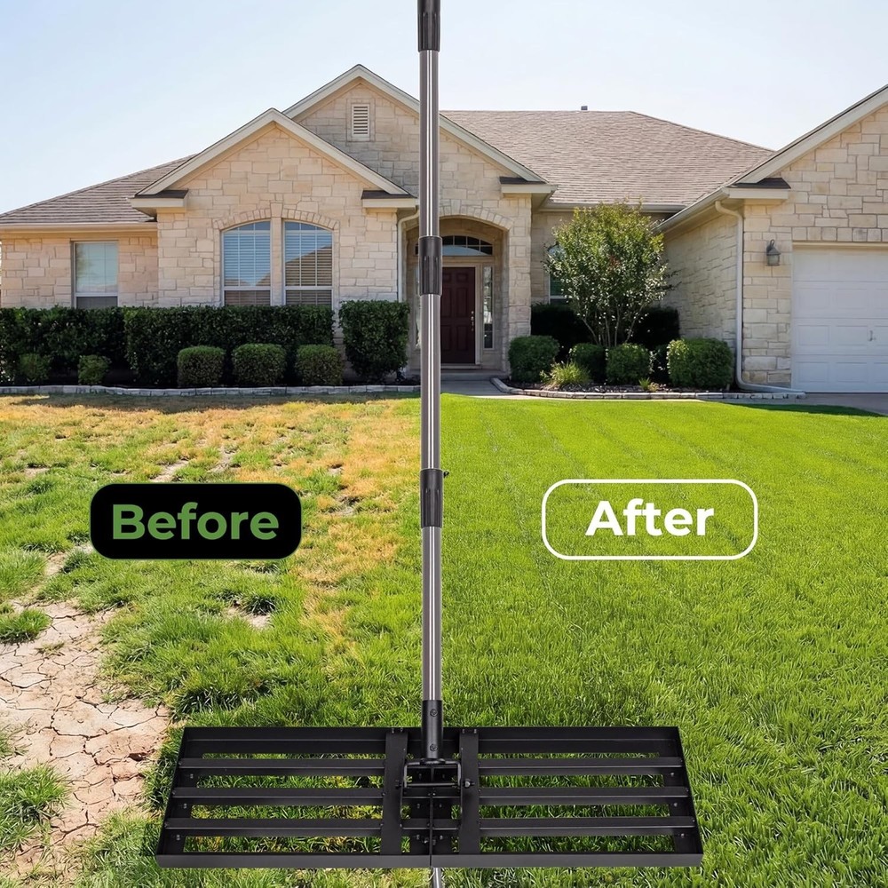 Lawn Leveling Rake, Levelawn Tool, Heavy Duty Effort Saving Lawn Level Tool, ...