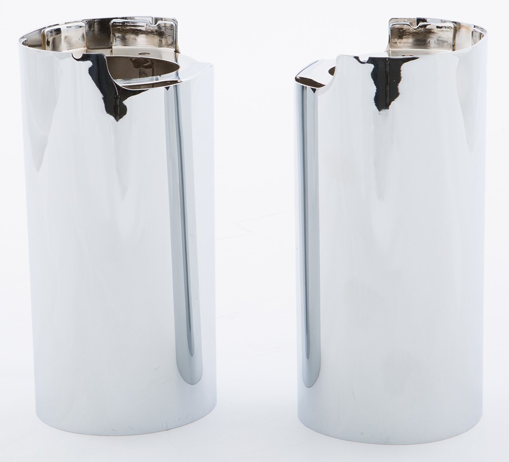 Fork Slider Cover - Color: Chrome - Style: Chrome