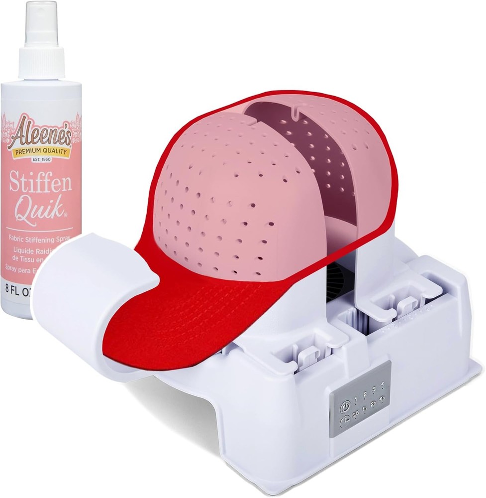 Hat Shaper Machine with Stiffening Spray – Adjustable Hat Care & Reshaping Devic