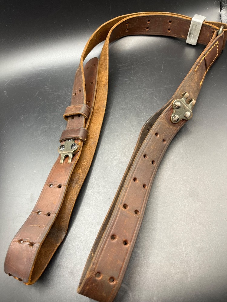 Vintage Leather Target Sling With Al Freeland
