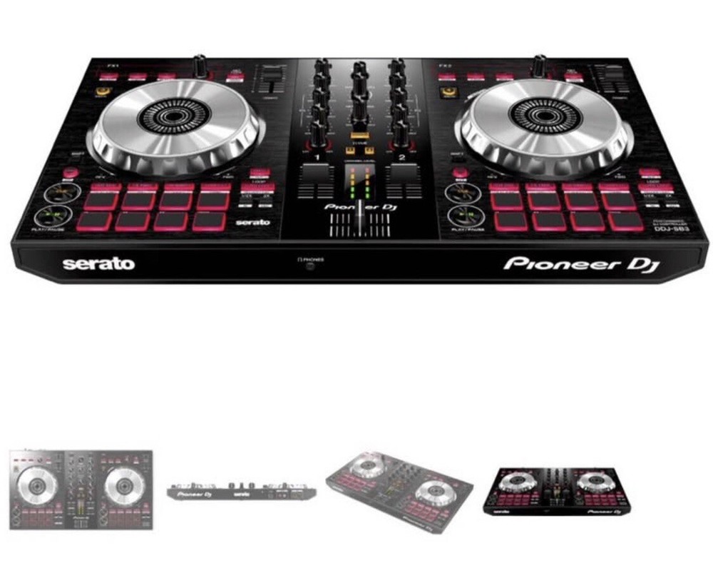 Pioneer DJ DJ Controller, Black, (DDJSB3) Music Songs Compilation