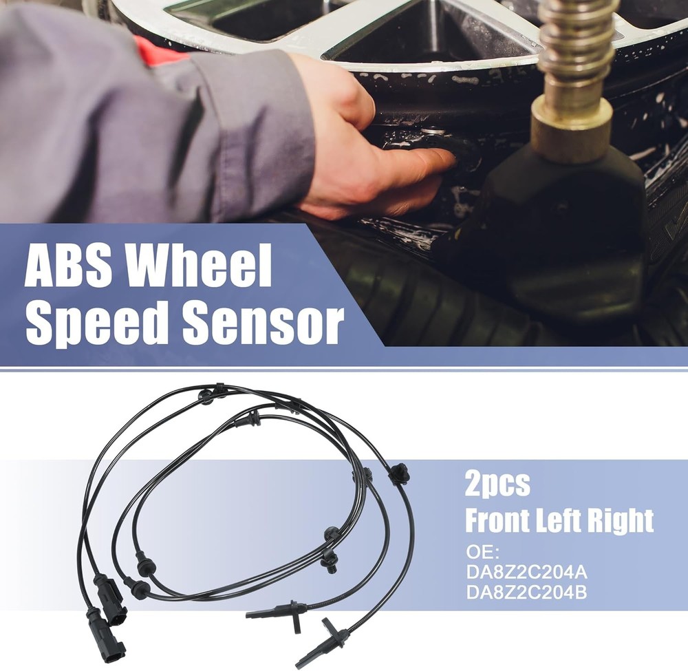 2pcs ABS Front Left Right ABS Sensor For Ford Explorer/Taurus/Flex 2013-2019