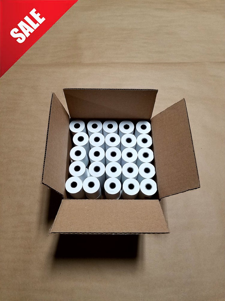100 Rolls of 2-1/4" x 70' Thermal for VeriFone MP100