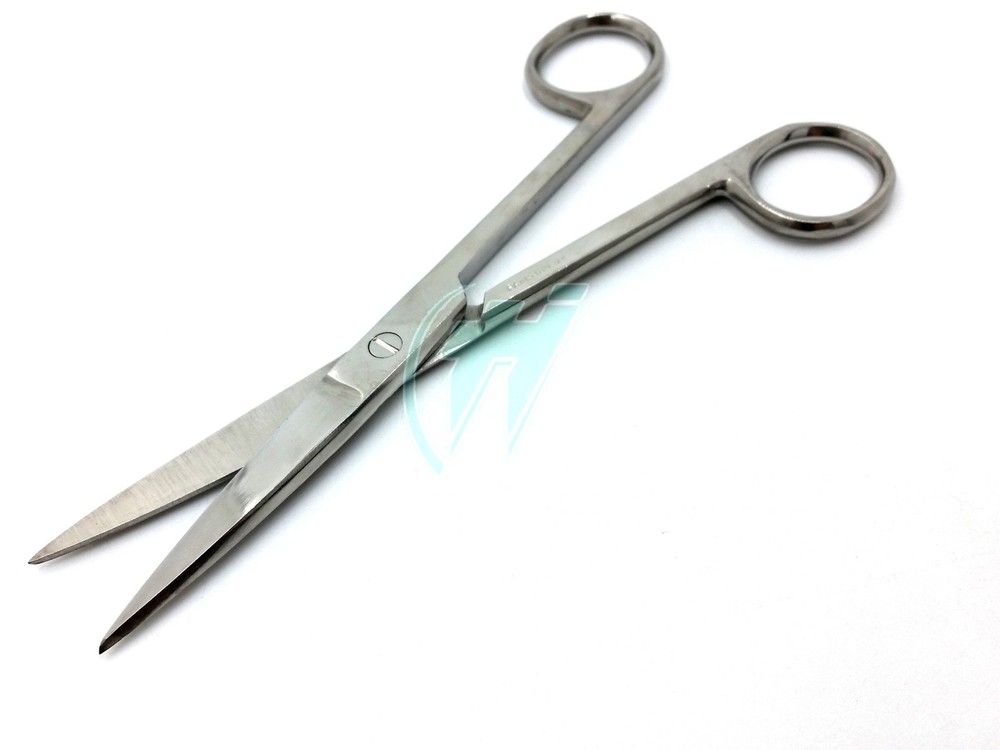 OPERATING DISSECTING SCISSORS 6.5" STRAIGHT SHARP SHARP TIP SURGICAL INSTRUMENT
