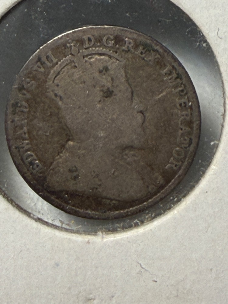 1907 Canadian 5 Cents coin