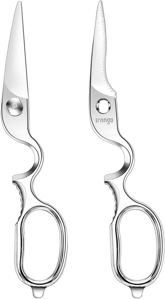 Kitchen Forged Shears Heavy Duty Come Apart Ultra Sharp Multi-function Stainless