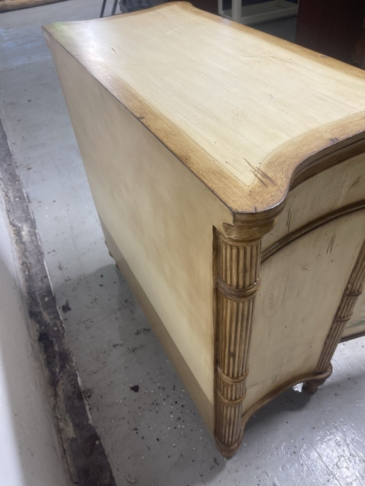 Hollywood Regency Palm Tree Style Cabinet