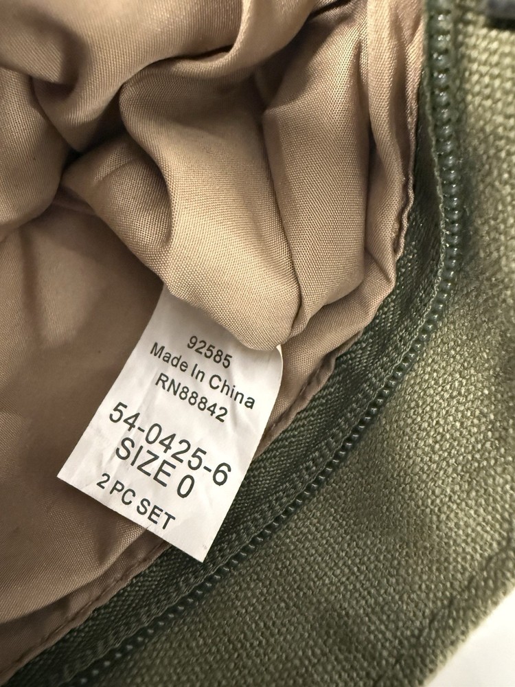 Military Canvas Green Field Bag With Strap