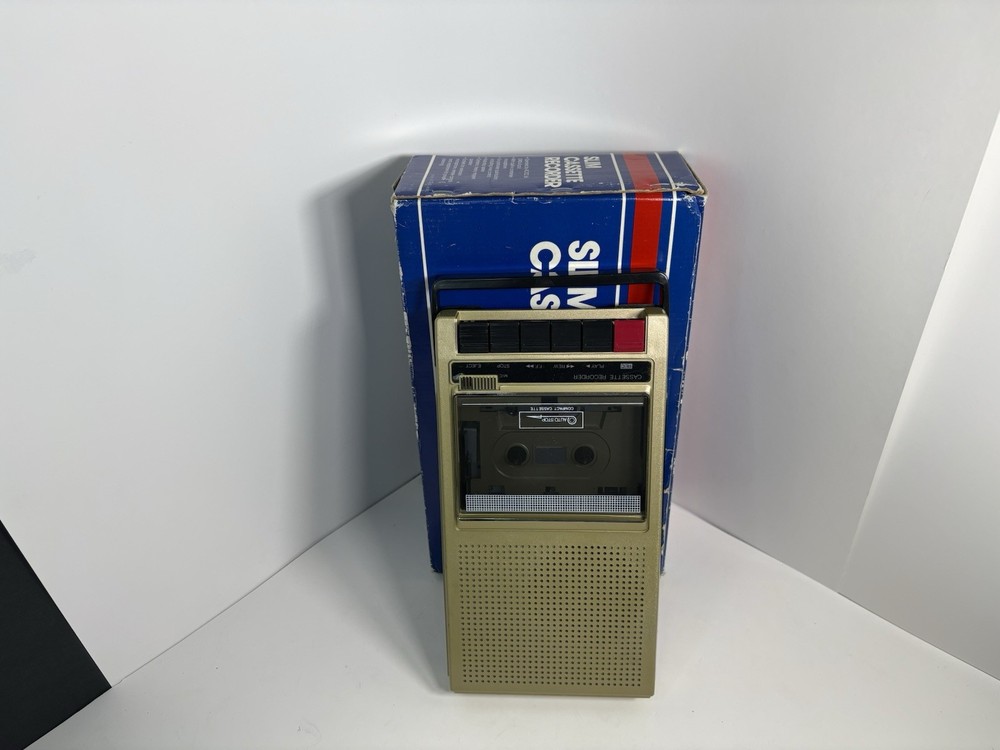 Slim Cassette Recorder Vintage