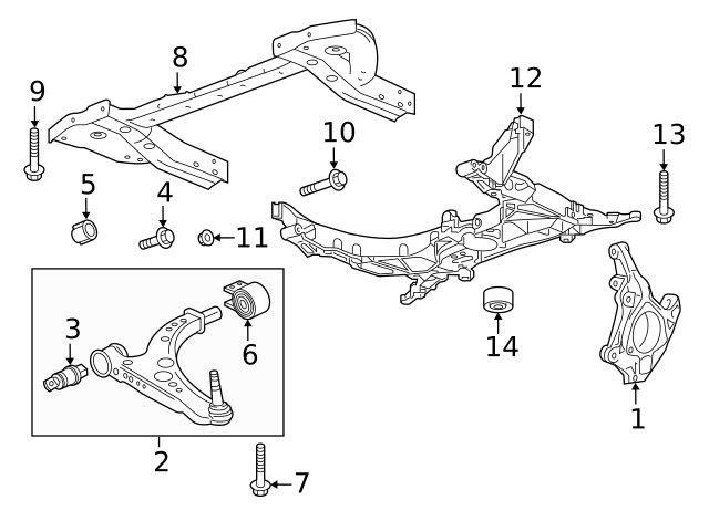 Genuine GM Passenger Side Steering Knuckle 42712521