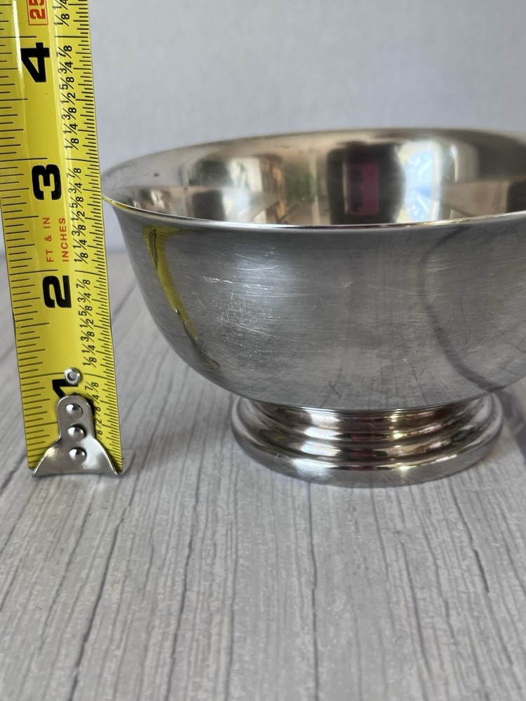 Vintage Gorham Y6778 Footed Silver Plated Bowl 5” Diameter